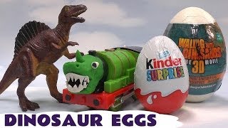 Dinosaur Thomas & Friends Surprise Eggs Kinder Surprise Egg Surprise Toys Play Doh Ninja BBC Film