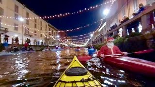 Concerto di Natale sull'acqua della Canottieri San Cristoforo 2018 video 360° 4K