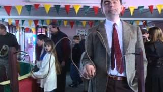 Mr.Bean in a barber shop