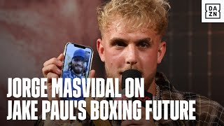 Jorge Masvidal Gives CONFIDENT Prediction for Jake Paul vs. Tyron Woodley