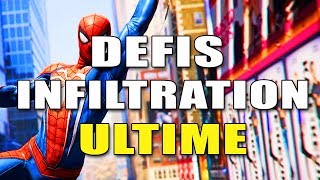 MARVEL'S SPIDER-MAN : TOUS LES DEFIS INFILTRATION EN ULTIME