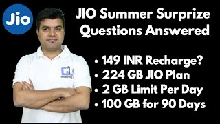 JIO Summer Surprize 224 GB Plan, You May Not Know About It | Gadgets To Use