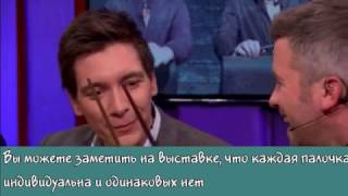 !РУССКИЕ СУБТИТРЫ! Джеймс и Оливер Фелпс в Утрехте на телепередаче Late Night