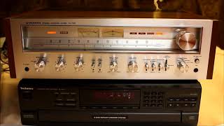 Vintage (1976-78) Pioneer SX 750 Receiver Demonstration