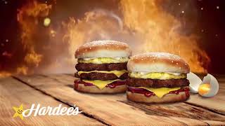 Hardees Egg 2 бургера звук15секРу