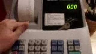 tax rate Sharp XE A102 cash register