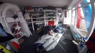 How to deflate and roll up an Inflatable boat.