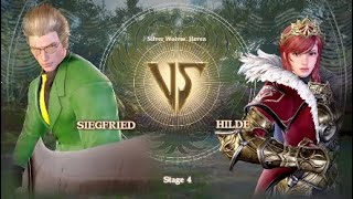 Soul Calibur 6 - Siegfried vs Hilde (Unique Dialogue)