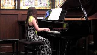 Piano Recital 2014 - Jessica - Ovation No 1 - Vandall