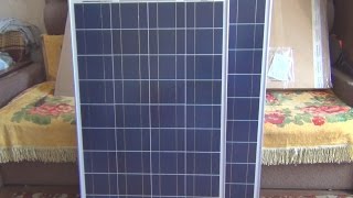 Огромная посылка из Германии. Солнечные панели по 100W и контроллер