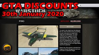 GTA Online Best Vehicle Discounts (30th January 2020) - GTA 5 Weekly Car Sales Guide #23