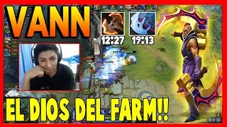 VANN COMPRANDO BATTLE FURY MINUTO 12 CON SU ANTI-MAGE | DOTA 2