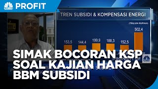 Bocoran KSP Soal Kajian Kenaikan Harga BBM Subsidi