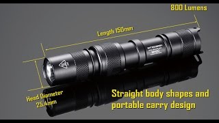 Обзор фонарика Nitecore MH2C