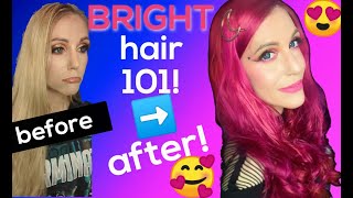 Bright Hair Dye: Tips to DIY Like a Pro! ?