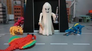 공룡메카드 유령의 습격을 막아라! 장난감 놀이 Dinosaur Mecard Ghost vs Dinosaur Robot Toys