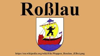 Roßlau