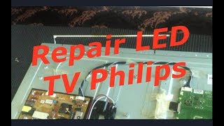 Ремонт телевізора Philips 40PFL5007H/12 Звук є, а зображення немає