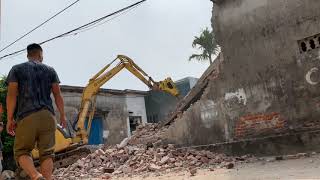 Dỡ nhà cũ - xây nhà gỗ 5 gian - Thờ Gia Tiên - phần 2