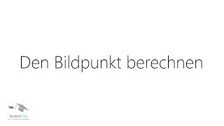 Bildpunkt berechnen (Tutorial)