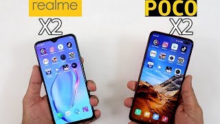 Poco X2 vs Realme X2 Comparision !! Konsa Phone Better Hai Under 20K Price Me !! HINDI