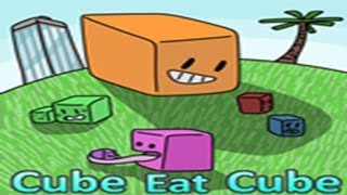 КУБ ест КУБ в Роблокс! Cube Eat Cube Детское видео Игровой мульт Let's play
