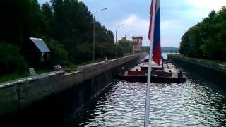 Шлюзование в шлюзе Трудкомунна
