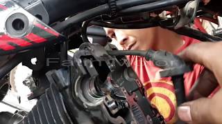 Satria F Mesin kasar, Denging, Ngebul Putih