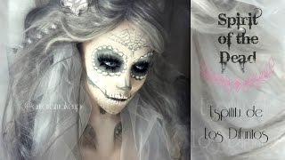 @auroramakeup  -CATRINA BLANCA "Spirit of the Dead" TUTORIAL