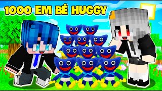 PHONG CẬN SAMMY THỬ THÁCH 24 GIỜ NHẬN NUÔI 1000 EM BÉ HUGGY ĐÁNG SỢ VÀ CÁI KẾT TRONG MINECRAFT