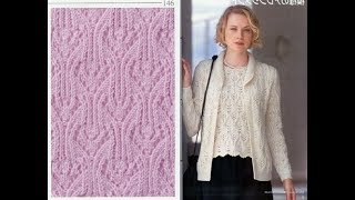 Шикарные схемы узоров для спиц cо 141 по 150. Книга 250 узоров Хитоми Шида