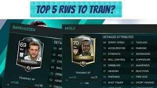 Top 5 RWs to train? · Budget Beasts EP3 · FIFA Mobile 2018