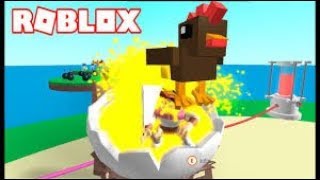 Black chicken / Chicken king / Egg Farm Simulator- ROBLOX