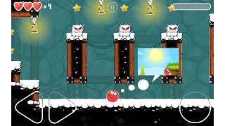 Прохождение Red ball 4 61-65 уровень. Красный шарик - подземные ходы.