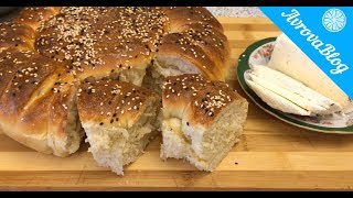 Пшеничный каравай на закваске