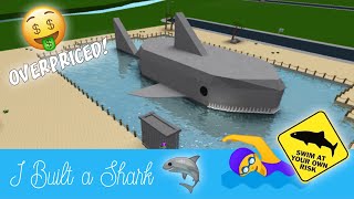 Roblox Bloxburg | I Built A Shark [Speed Build]