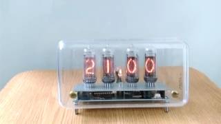 Часы на лампах Nixie clock