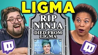 ADULTS REACT TO LIGMA (Ninja Death Hoax)