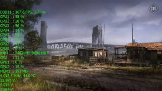 FX-8320(4000) + GTX 1070 Mafia III