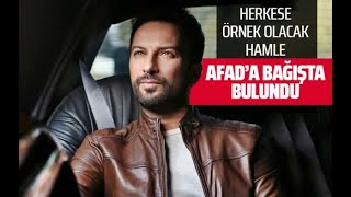 Megastar Tarkan deprem için elini taşın altına koydu! AFAD'a 100 bin TL bağışladı