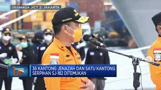 Kantong Jenazah Dan Satu Kantong Serpihan SJ-182 Ditemukan