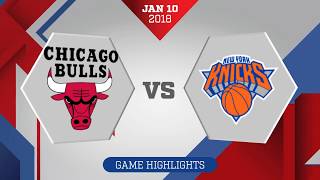 Chicago Bulls vs. New York Knicks - January 10, 2017