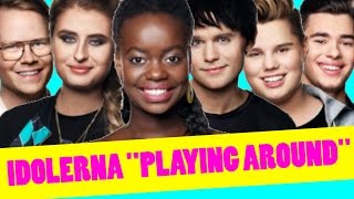 Finalister i Idol 2016 utmanar varandra i Humming challenge och Chubby bunny challenge