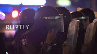 Thailand: Anti-govt protesters and police clash near PM residence in Bangkok
