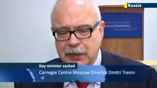 Russian defence minister gets the axe