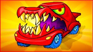 НОВАЯ ХИЩНАЯ МАШИНА car eats car 3  про хищные машинки от Фаника .для детей.