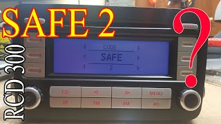 RCD 300 BVX CHROME CODE entering decoder key entering safe2 code