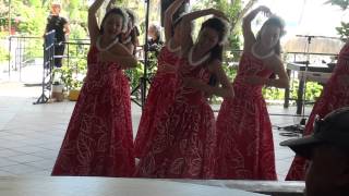 ムーンビーチ　ルアウ沖縄2013.7.6　Pualani Lehua Hula studio