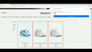 Sneakers Page Monitor - restock detection - product counting - search by words - ip proxy
