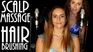 Beautiful Head & Scalp Massage. Hair Brushing, ASMR Whisper